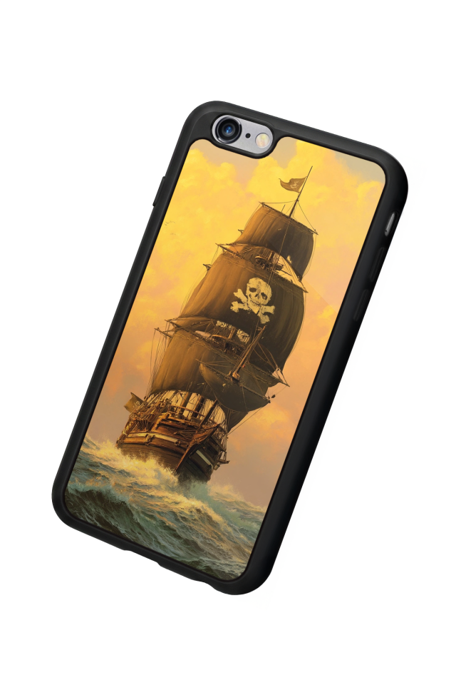 iPhone 6 Plus Uyumlu Korsan Tasarımlı Glossy Premium Kılıf