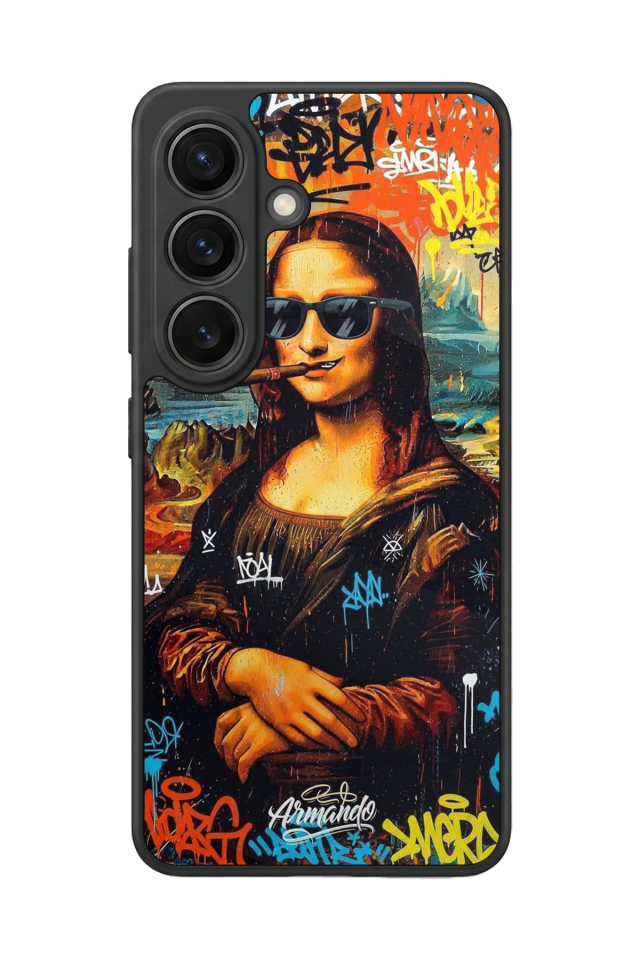 Samsung Galaxy S26 Uyumlu Monalisa Tasarımlı Glossy Premium Kılıf