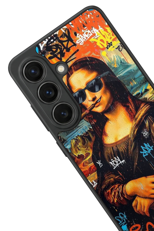 Samsung Galaxy S26 Uyumlu Monalisa Tasarımlı Glossy Premium Kılıf