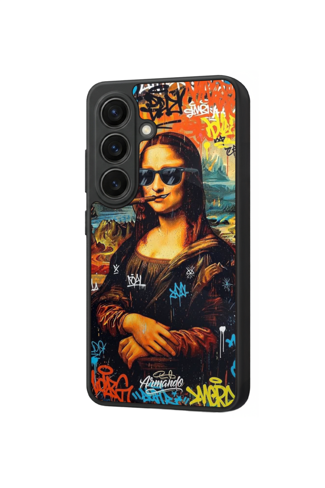 Samsung Galaxy S26 Uyumlu Monalisa Tasarımlı Glossy Premium Kılıf