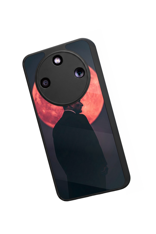 Honor Magic 8 Lite Uyumlu Mustafa Kemal Ataturk Tasarımlı Glossy Premium Kılıf