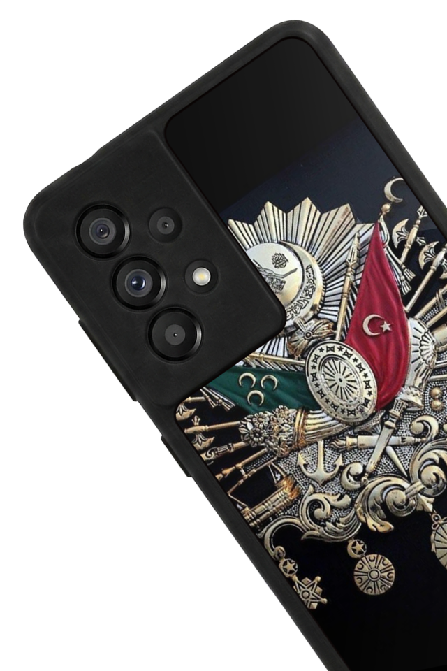 Samsung Galaxy A73 Uyumlu Osmanli Tugrasi Tasarımlı Glossy Premium Kılıf