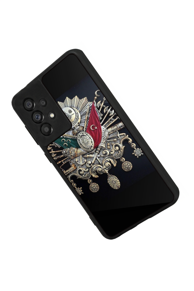 Samsung Galaxy A73 Uyumlu Osmanli Tugrasi Tasarımlı Glossy Premium Kılıf