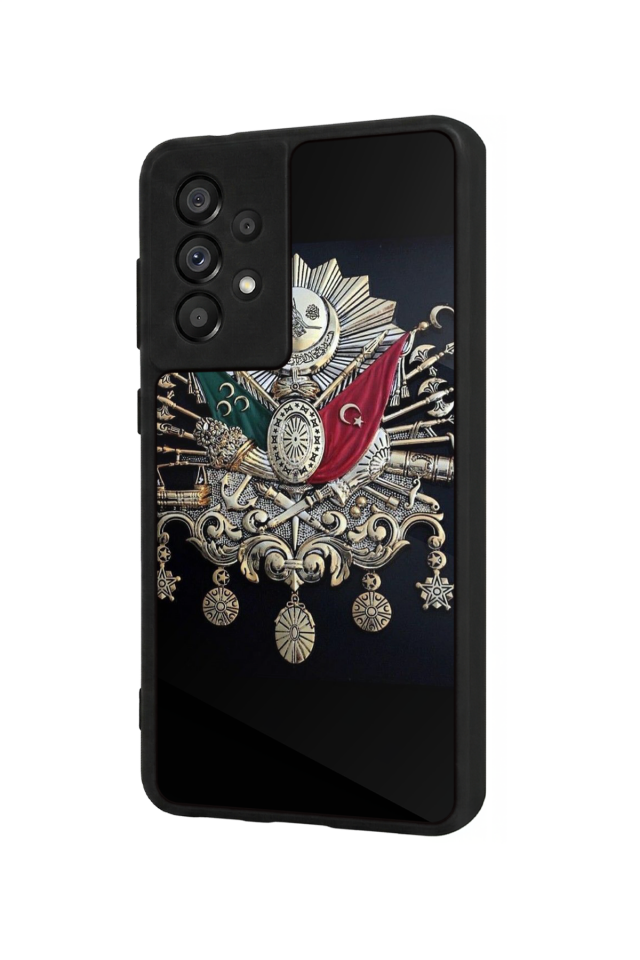 Samsung Galaxy A73 Uyumlu Osmanli Tugrasi Tasarımlı Glossy Premium Kılıf