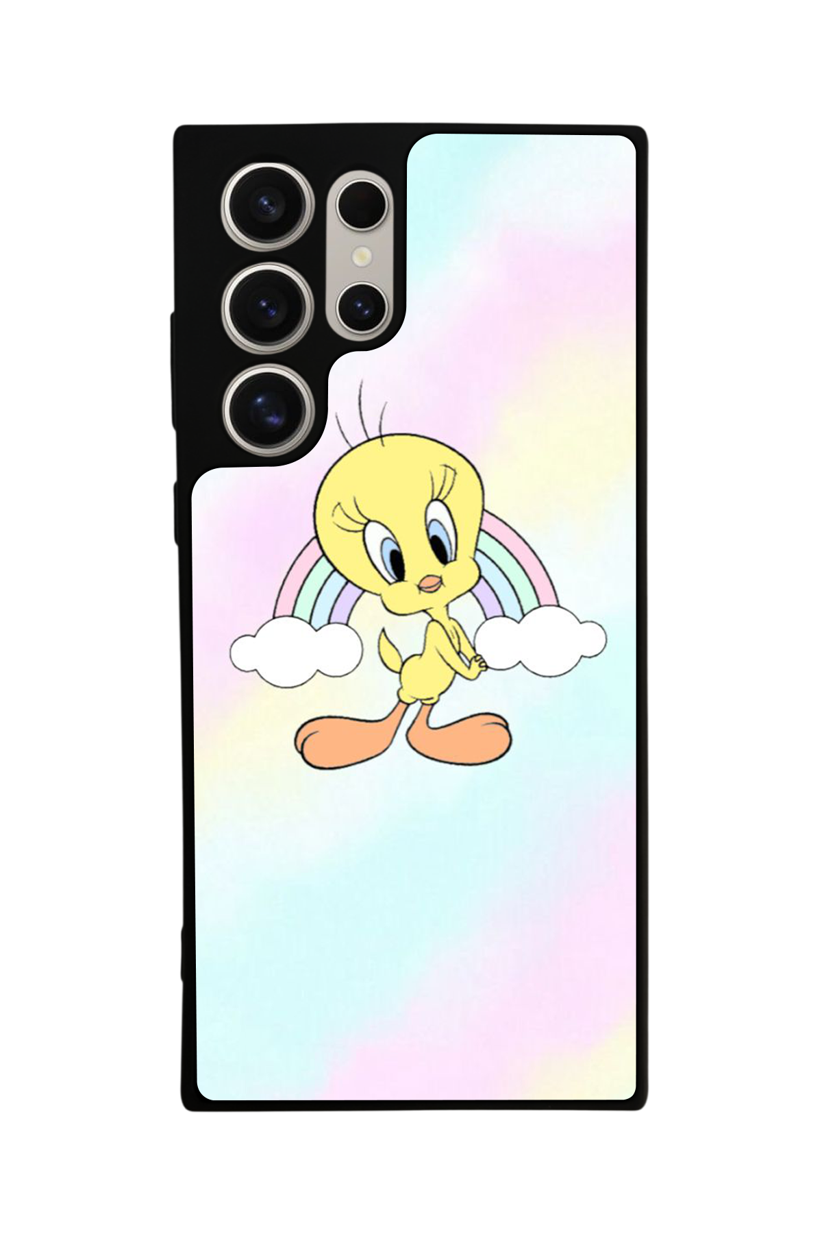 Samsung Galaxy S23 Ultra Uyumlu Tweety Tasarımlı Glossy Premium Kılıf