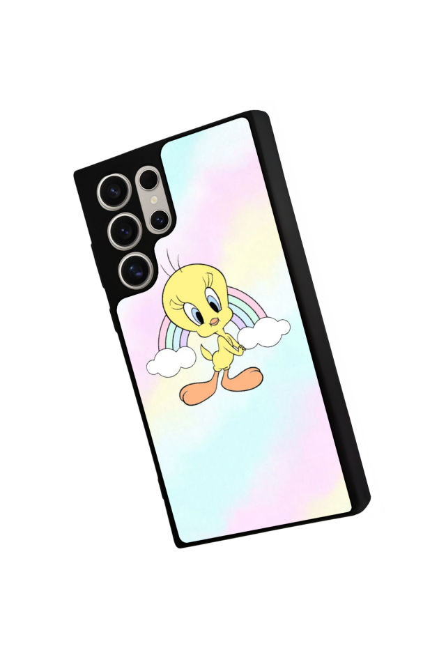 Samsung Galaxy S23 Ultra Uyumlu Tweety Tasarımlı Glossy Premium Kılıf