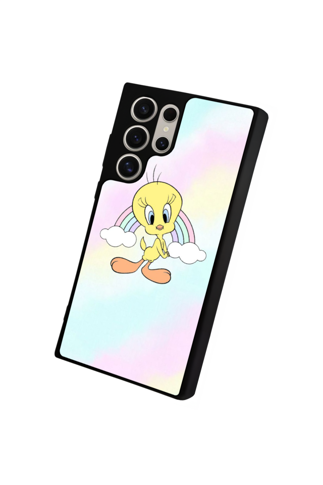 Samsung Galaxy S23 Ultra Uyumlu Tweety Tasarımlı Glossy Premium Kılıf
