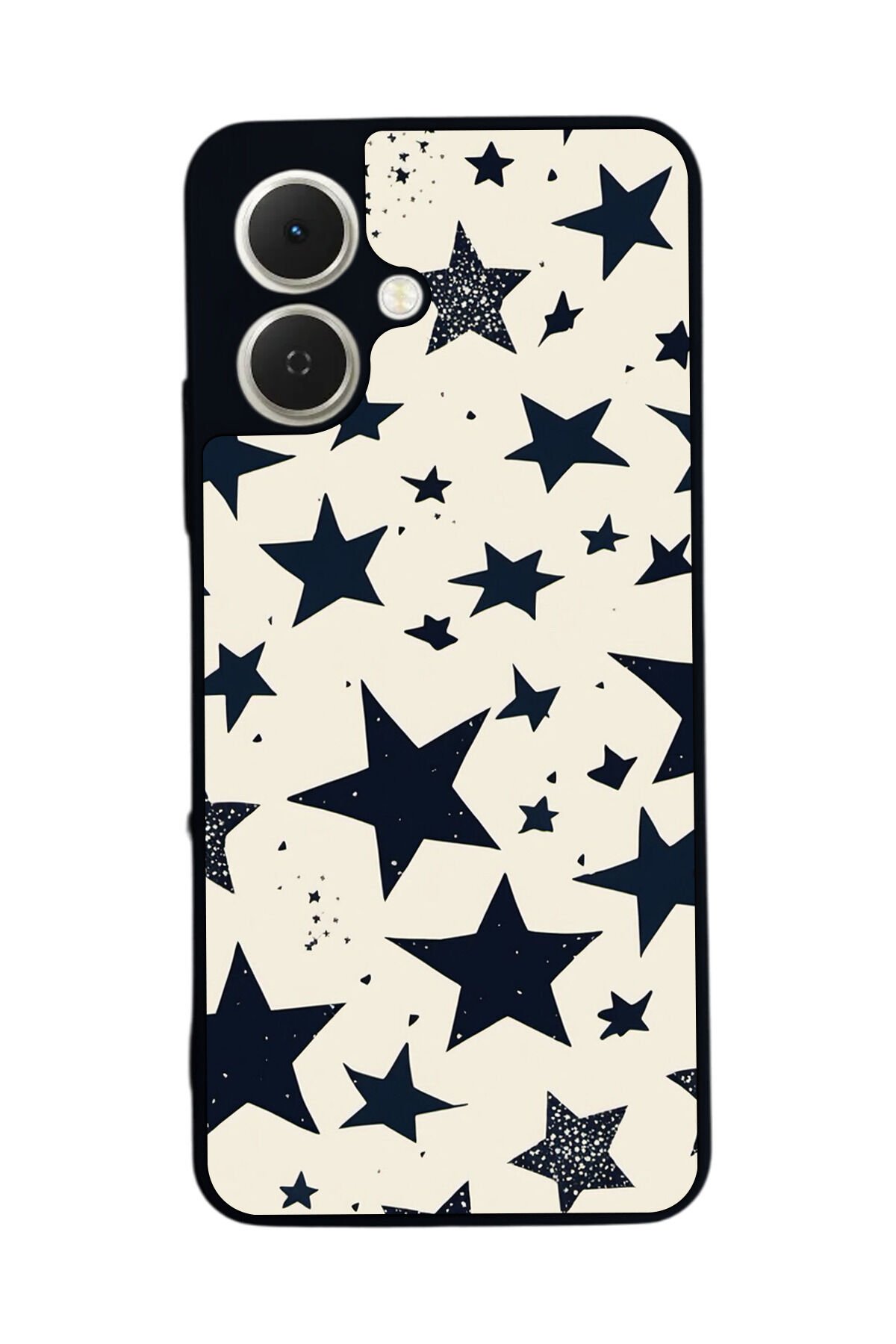 Tecno Spark GO 2 Uyumlu Retro Yildizlar Tasarımlı Glossy Premium Kılıf