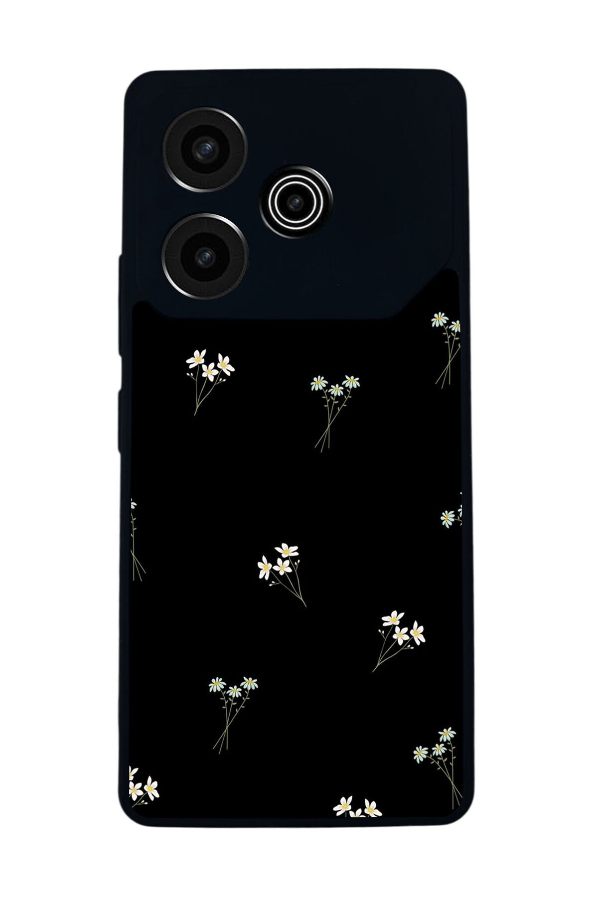 Tecno Pova 6 Uyumlu Cicek Tasarımlı Glossy Premium Kılıf