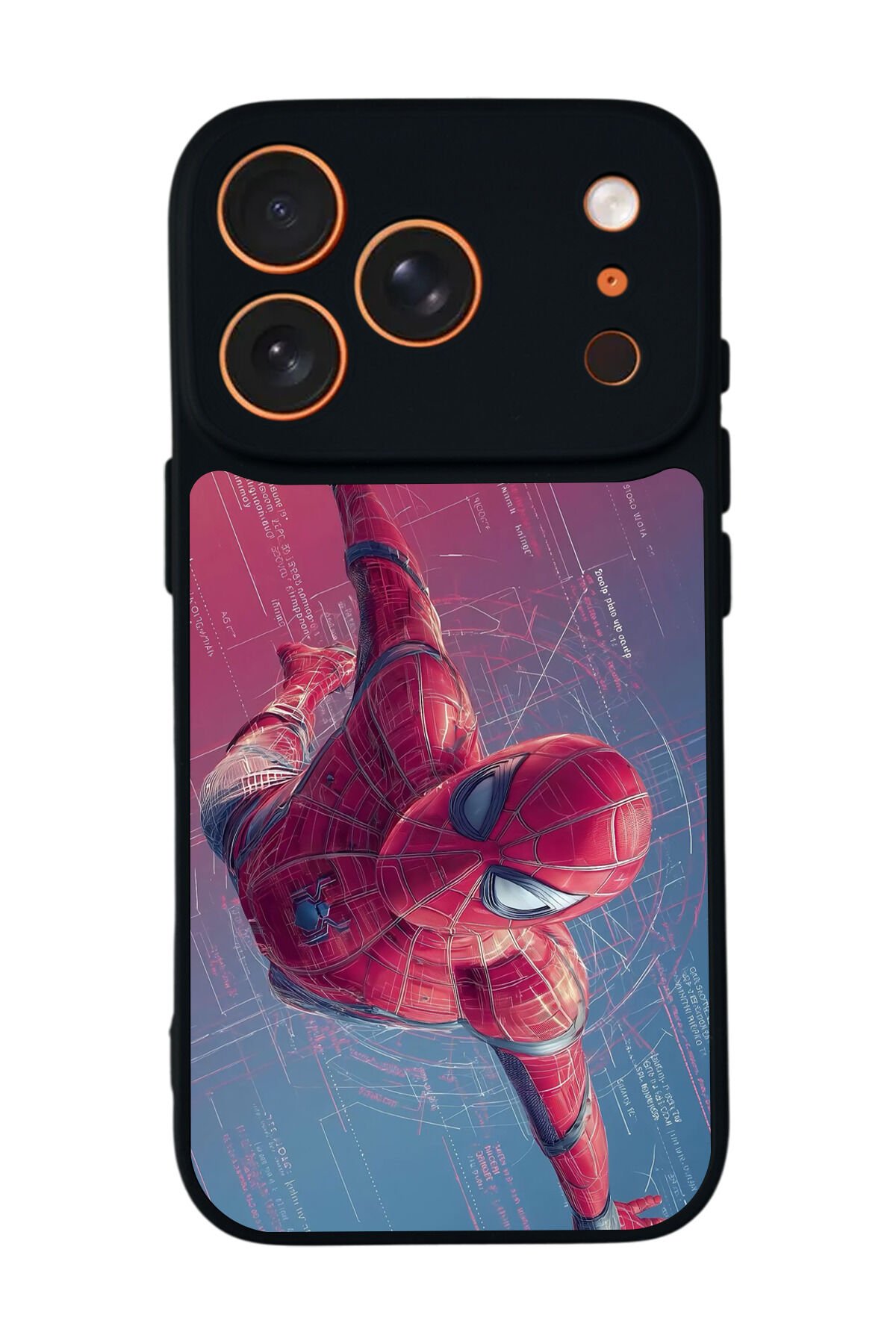 iPhone 17 Pro Uyumlu Spider Man ( Örümcek Adam ) Tasarımlı Glossy Premium Kılıf