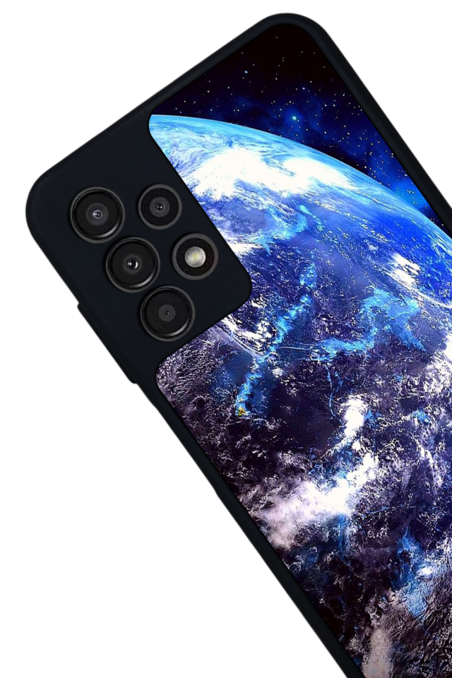 Samsung Galaxy A23 Uyumlu Ay Tasarımlı Glossy Premium Kılıf