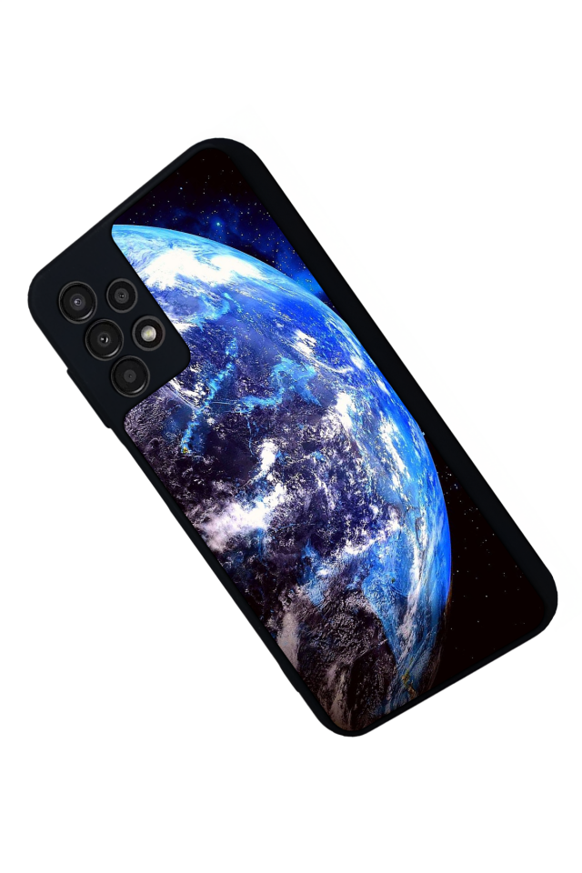 Samsung Galaxy A23 Uyumlu Ay Tasarımlı Glossy Premium Kılıf