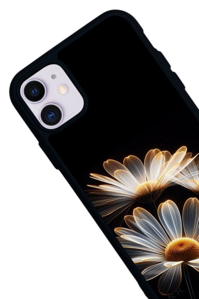 iPhone 11 Uyumlu Cicek Tasarımlı Glossy Premium Kılıf