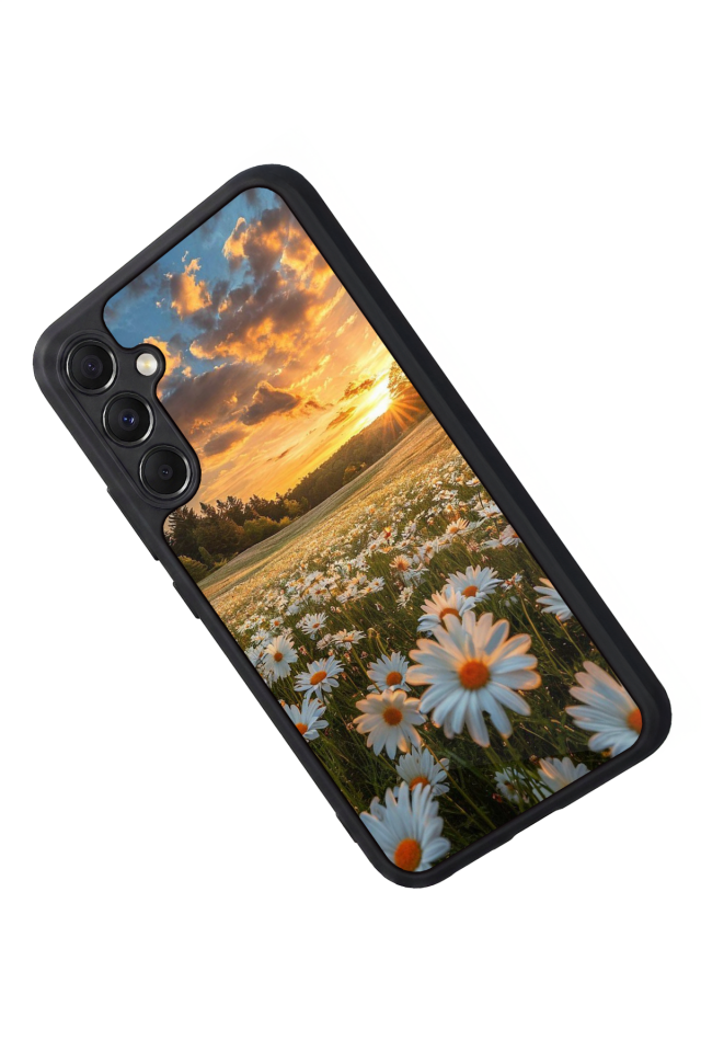 Samsung Galaxy M34 Uyumlu Cicek Tasarımlı Glossy Premium Kılıf