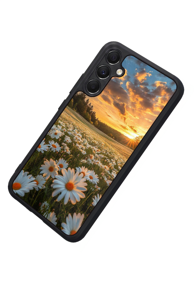 Samsung Galaxy M34 Uyumlu Cicek Tasarımlı Glossy Premium Kılıf
