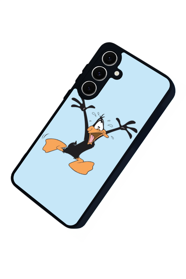 Samsung Galaxy S24 FE Uyumlu Daffy duck Tasarımlı Glossy Premium Kılıf