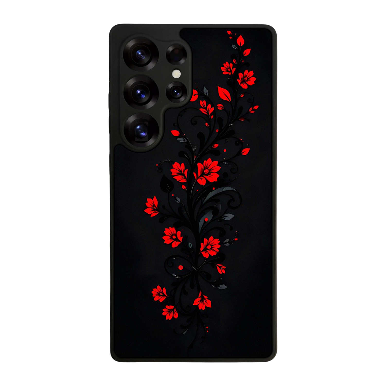 Samsung Galaxy S25 Ultra Uyumlu Floral Tasarımlı Glossy Premium Kılıf