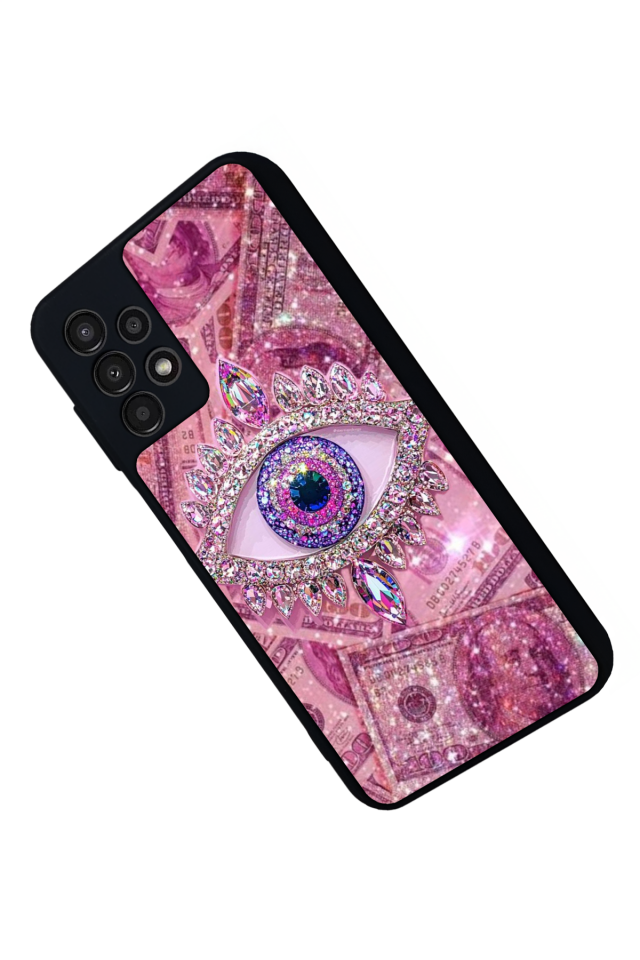 Samsung Galaxy A23 Uyumlu Göz Tasarımlı Glossy Premium Kılıf