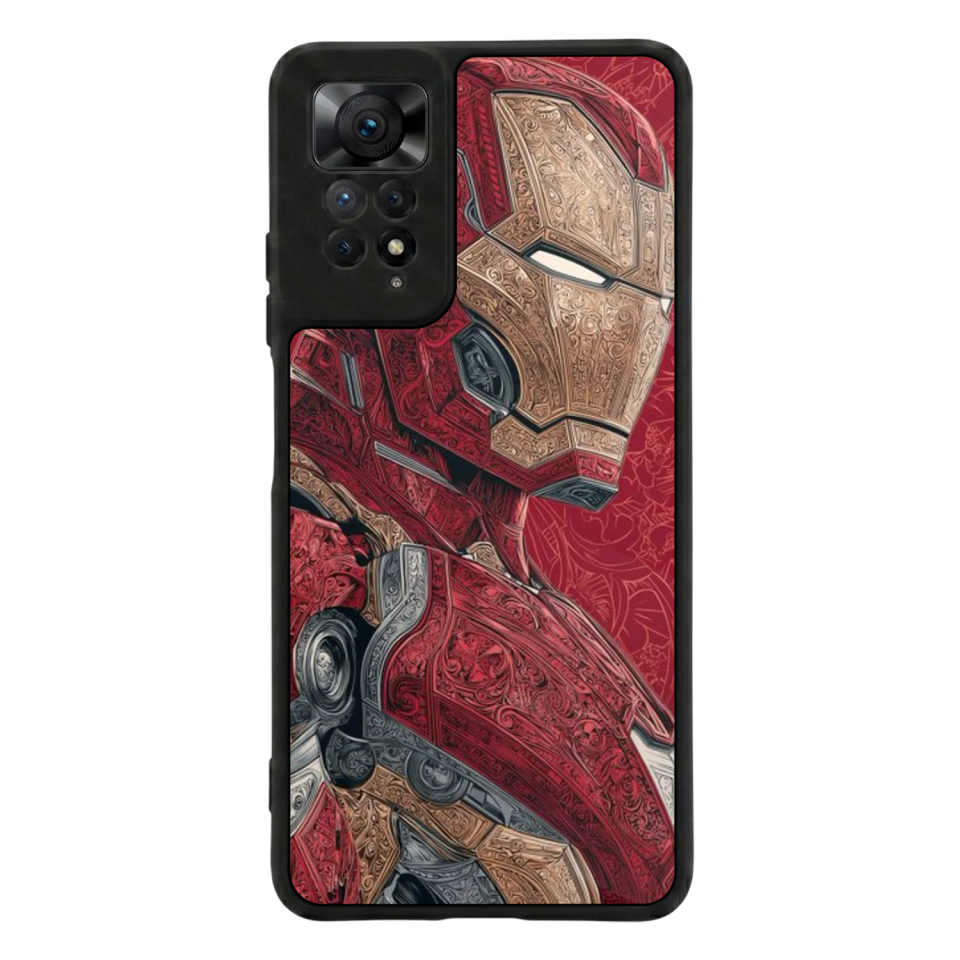 Xiaomi Redmi Note 12 Pro Uyumlu  Iron Man ( Demir Adam ) Tasarımlı Glossy Premium Kılıf