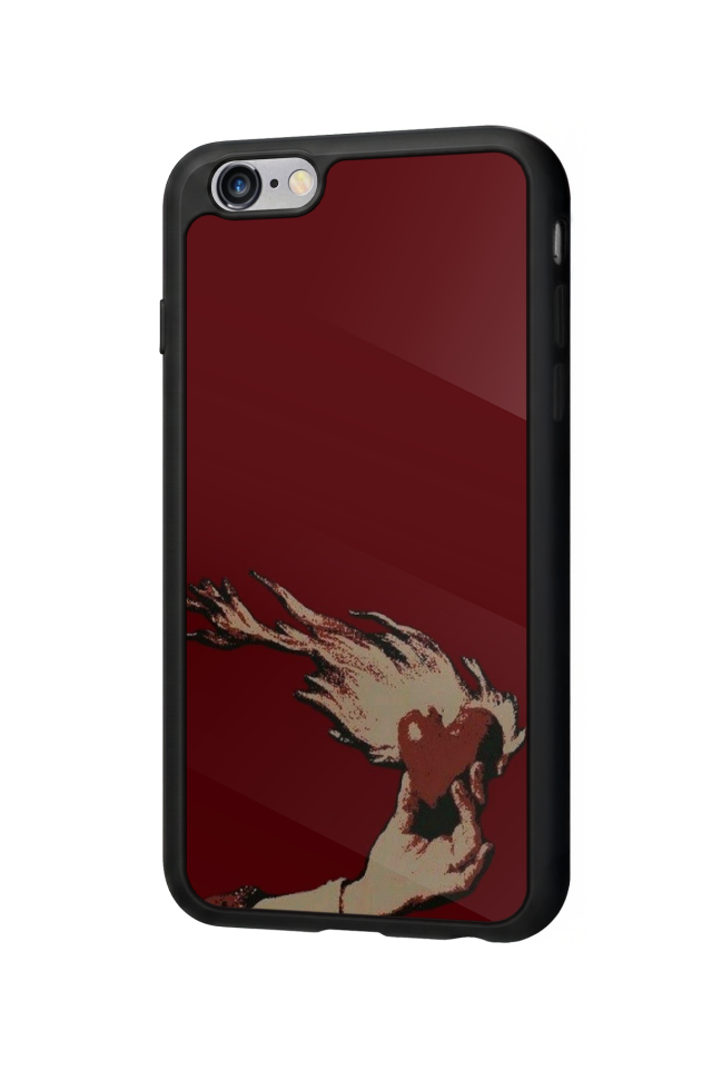 iPhone 6s Plus Uyumlu Kalp Love Tasarımlı Glossy Premium Kılıf