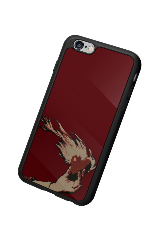 iPhone 6s Plus Uyumlu Kalp Love Tasarımlı Glossy Premium Kılıf
