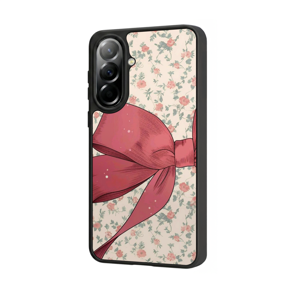 Samsung Galaxy A37 Uyumlu Kurdele Tasarımlı Glossy Premium Kılıf