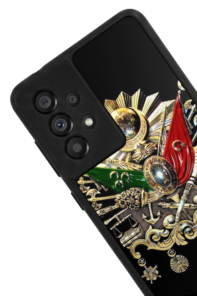 Samsung Galaxy A73 Uyumlu Osmanli Tugrasi Tasarımlı Glossy Premium Kılıf