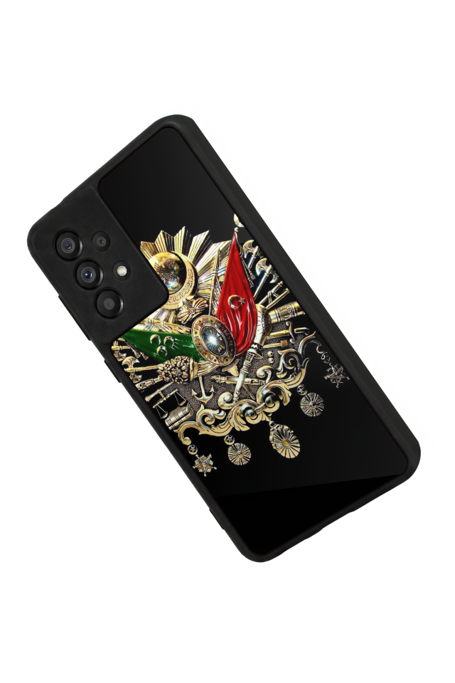 Samsung Galaxy A73 Uyumlu Osmanli Tugrasi Tasarımlı Glossy Premium Kılıf