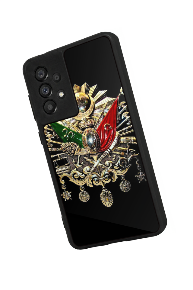 Samsung Galaxy A73 Uyumlu Osmanli Tugrasi Tasarımlı Glossy Premium Kılıf