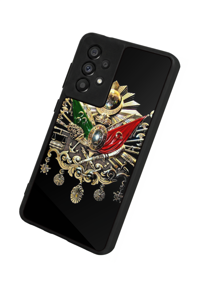 Samsung Galaxy A73 Uyumlu Osmanli Tugrasi Tasarımlı Glossy Premium Kılıf