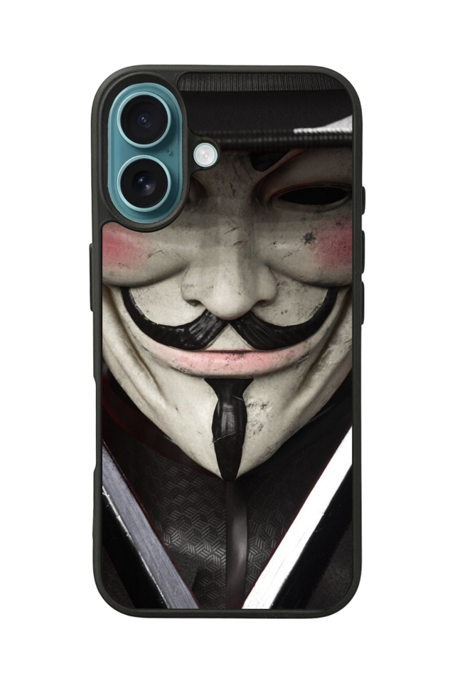 iPhone 16 Uyumlu Vendetta Tasarımlı Glossy Premium Kılıf