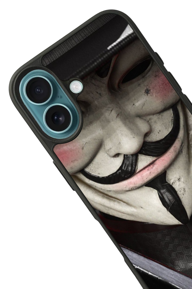 iPhone 16 Uyumlu Vendetta Tasarımlı Glossy Premium Kılıf