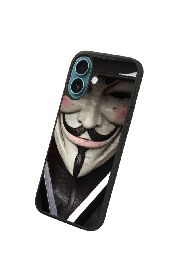 iPhone 16 Uyumlu Vendetta Tasarımlı Glossy Premium Kılıf