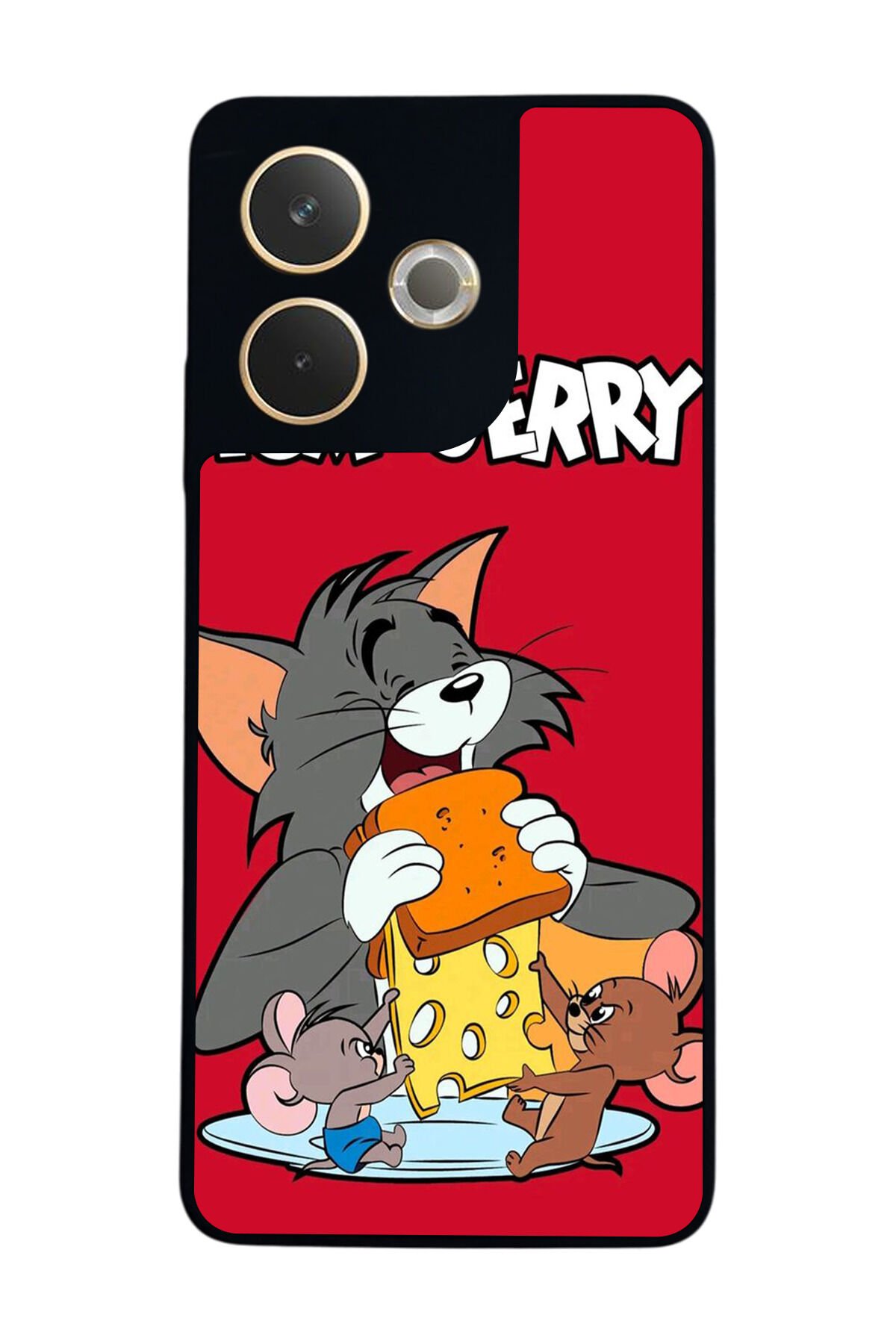 Oppo A5 Pro Uyumlu Tom And Jerry Tasarımlı Glossy Premium Kılıf