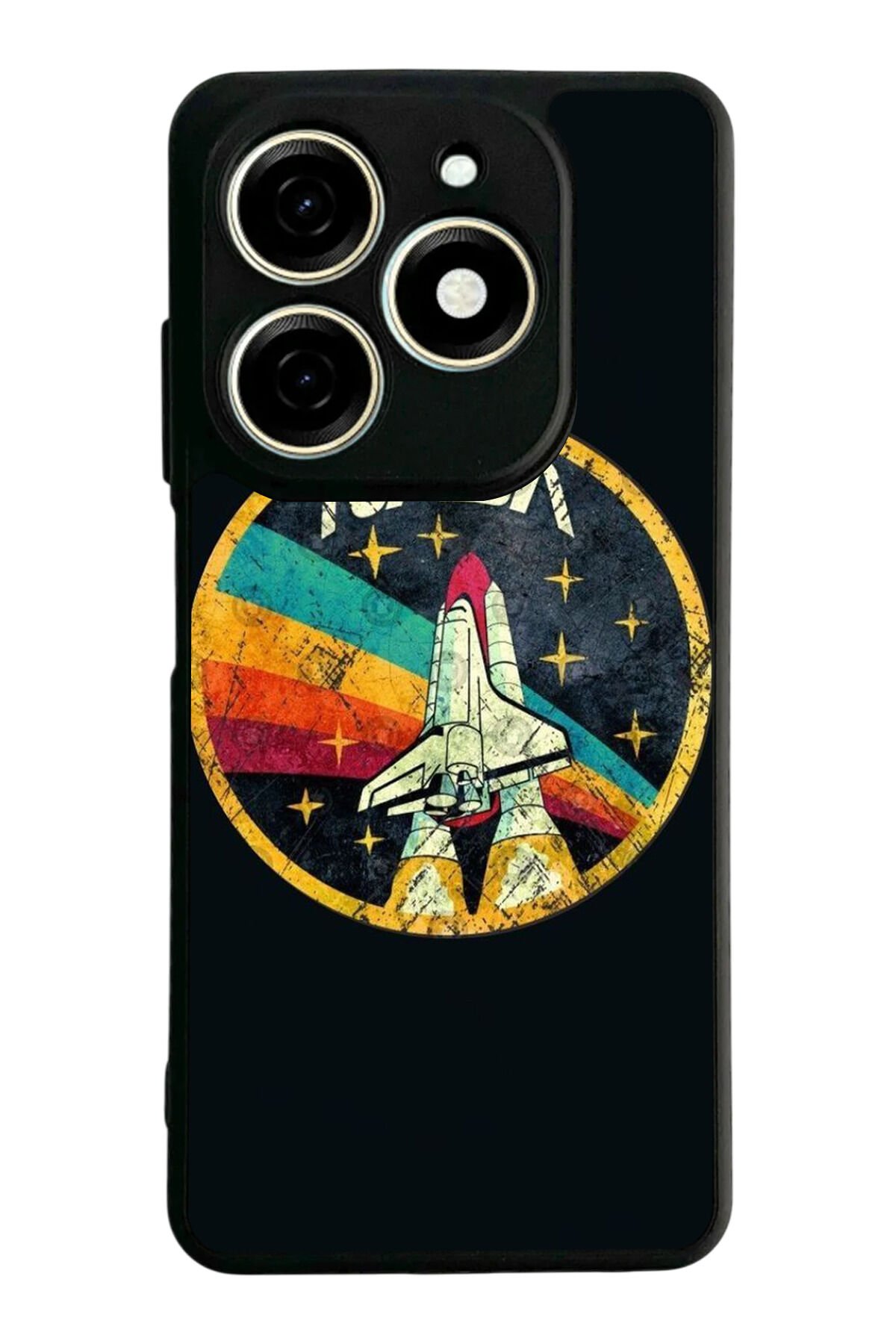 Tecno Spark 20/20C Uyumlu Nasa Tasarımlı Glossy Premium Kılıf