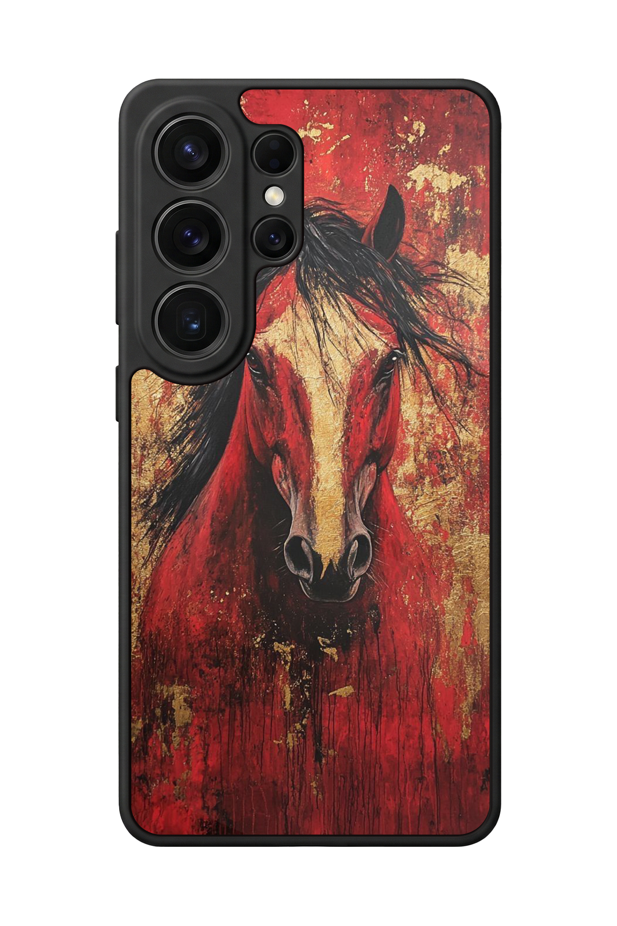 Samsung Galaxy S26 Ultra Uyumlu At Horse Tasarımlı Glossy Premium Kılıf
