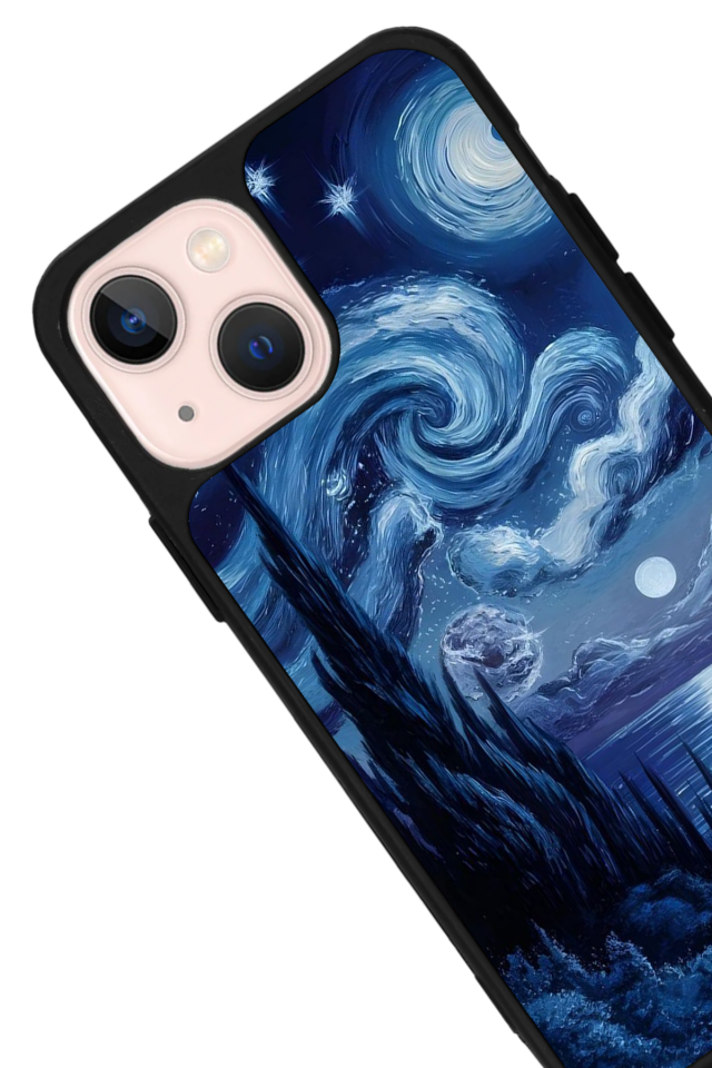 iPhone 14 Plus Uyumlu Ay Tasarımlı Glossy Premium Kılıf