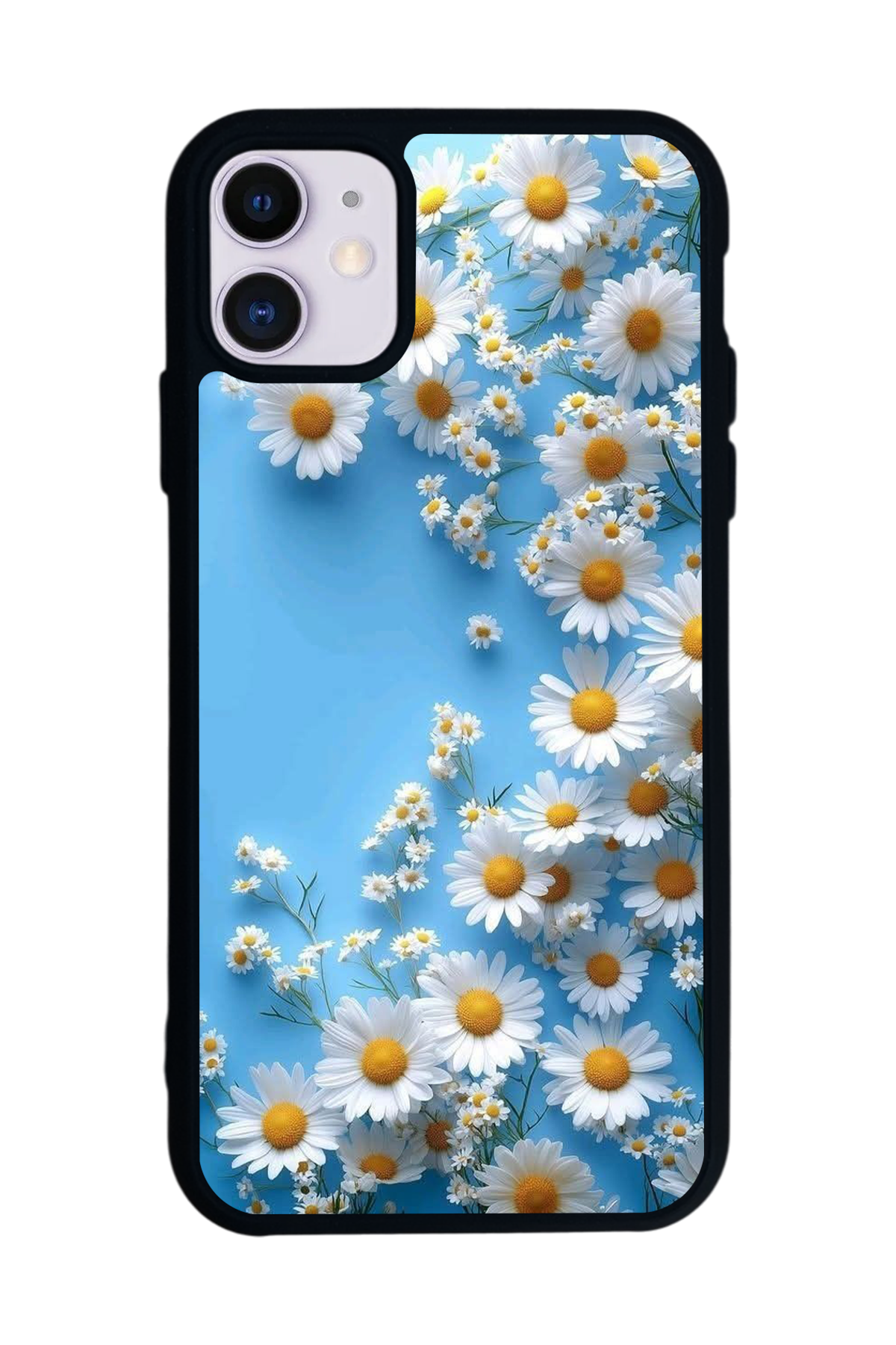 iPhone 11 Uyumlu Cicek Tasarımlı Glossy Premium Kılıf