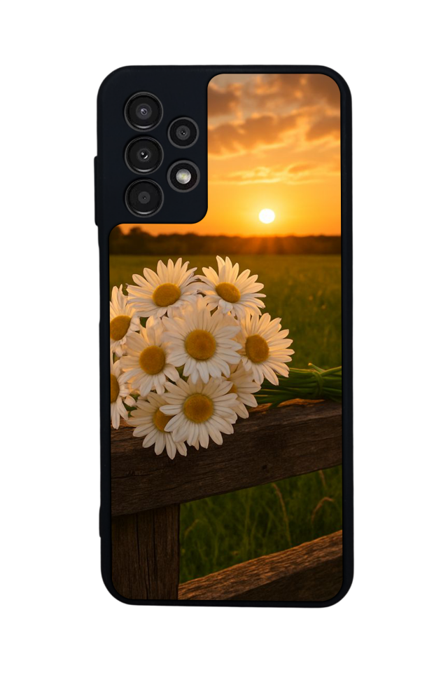 Samsung Galaxy A13 Uyumlu Cicek Tasarımlı Glossy Premium Kılıf