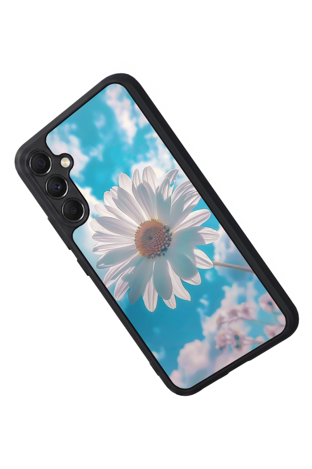 Samsung Galaxy M34 Uyumlu Cicek Tasarımlı Glossy Premium Kılıf