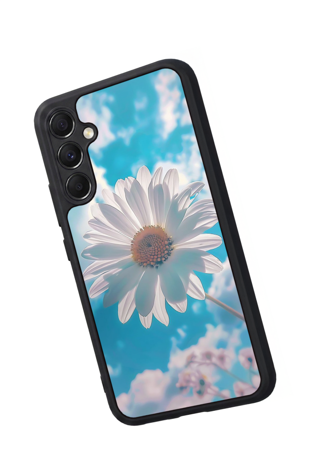 Samsung Galaxy M34 Uyumlu Cicek Tasarımlı Glossy Premium Kılıf