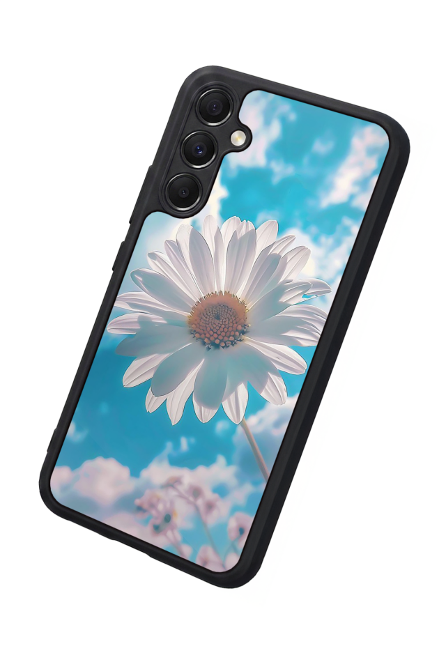 Samsung Galaxy M34 Uyumlu Cicek Tasarımlı Glossy Premium Kılıf