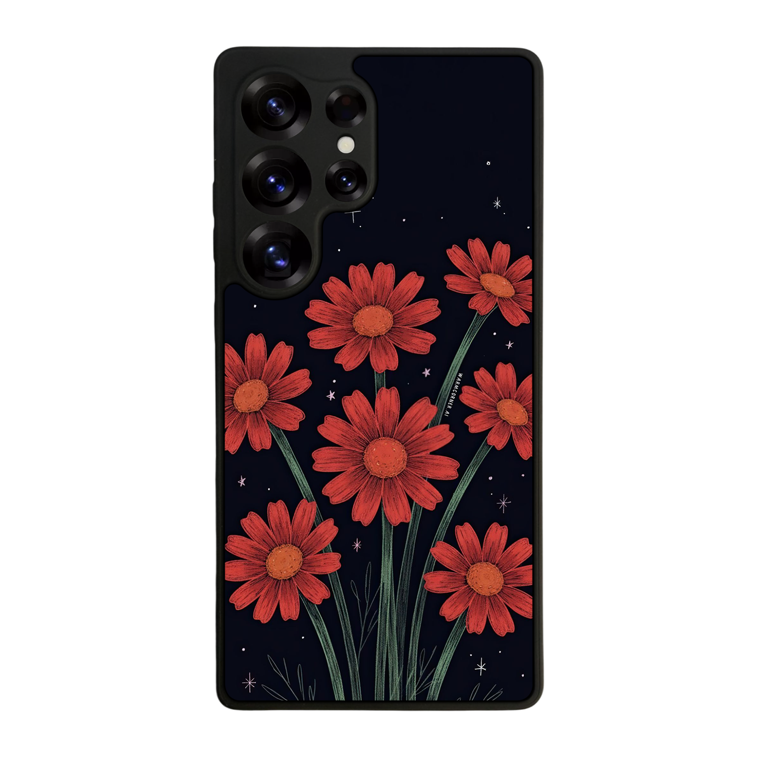 Samsung Galaxy S25 Ultra Uyumlu Floral Tasarımlı Glossy Premium Kılıf
