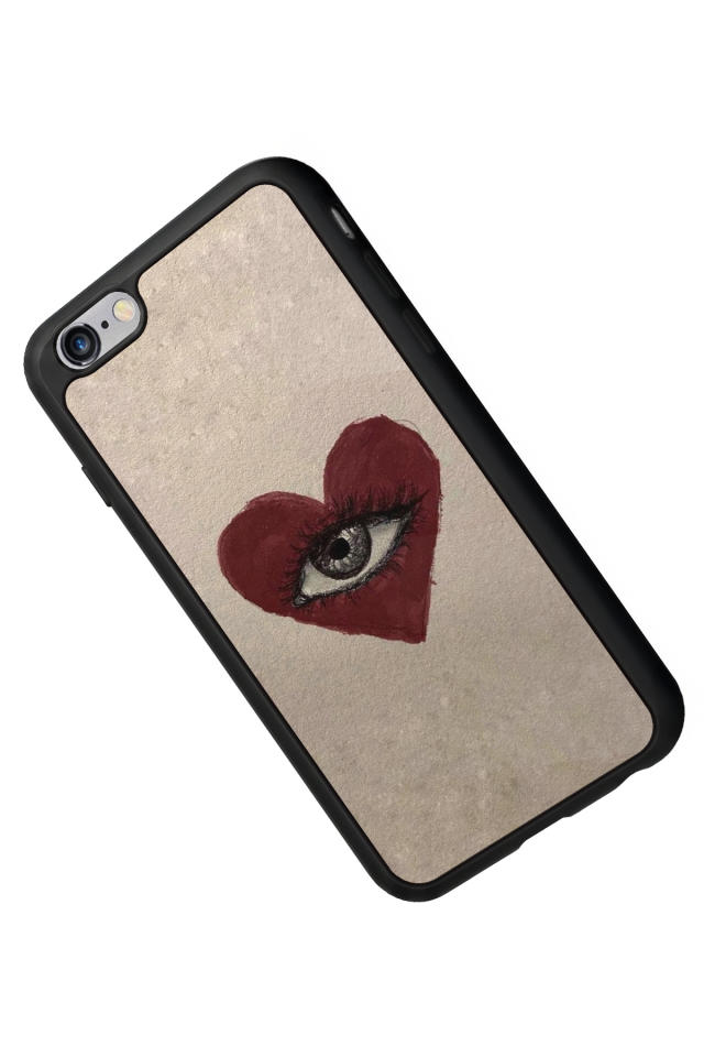 iPhone 6s Plus Uyumlu Kalp Love Tasarımlı Glossy Premium Kılıf