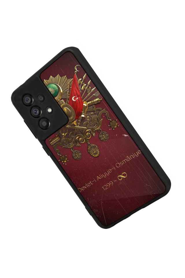 Samsung Galaxy A73 Uyumlu Osmanli Tugrasi Tasarımlı Glossy Premium Kılıf