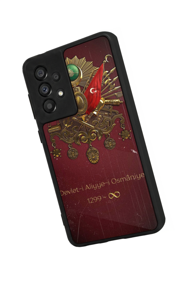 Samsung Galaxy A73 Uyumlu Osmanli Tugrasi Tasarımlı Glossy Premium Kılıf