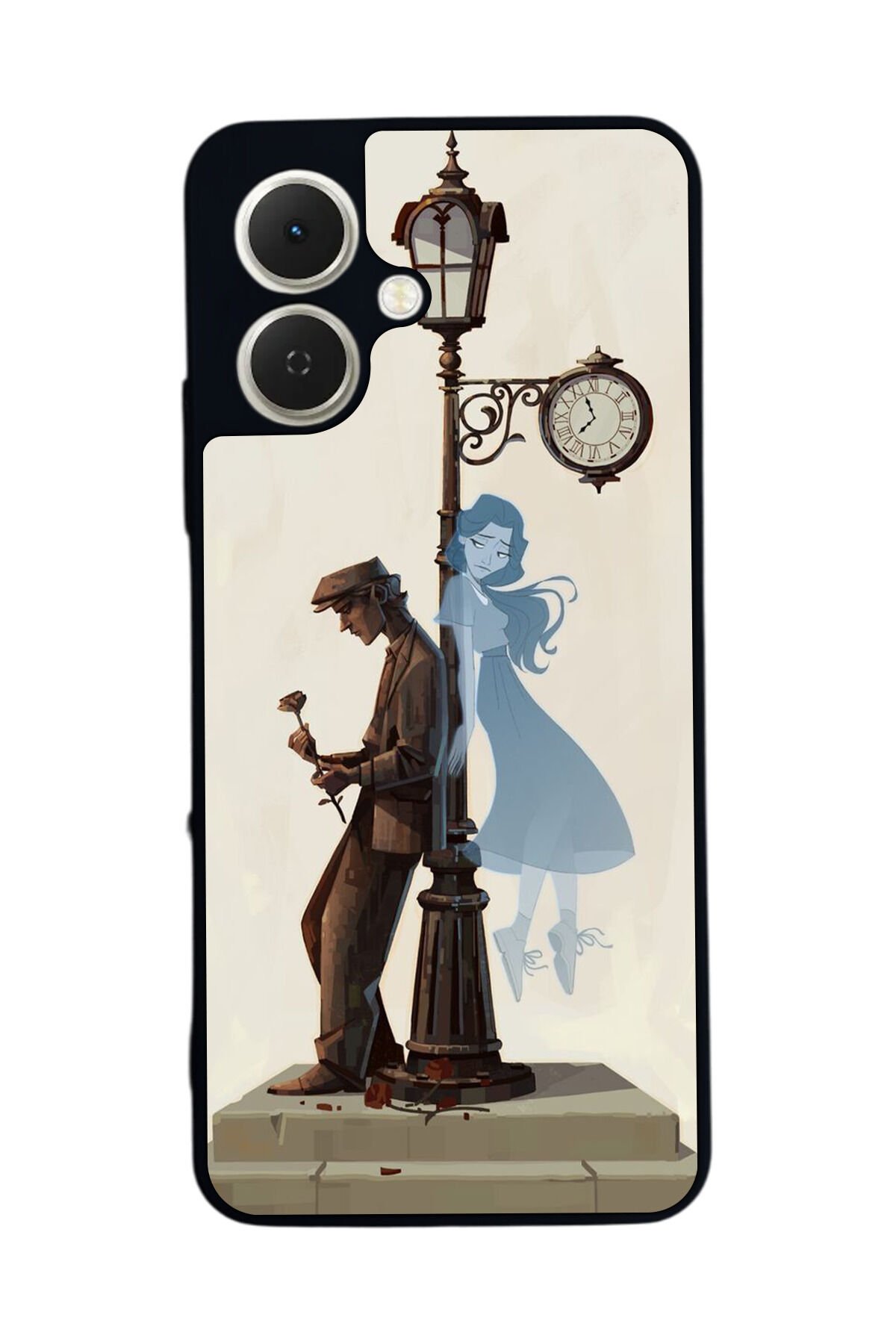 Tecno Spark GO 2 Uyumlu Kalp Love Tasarımlı Glossy Premium Kılıf