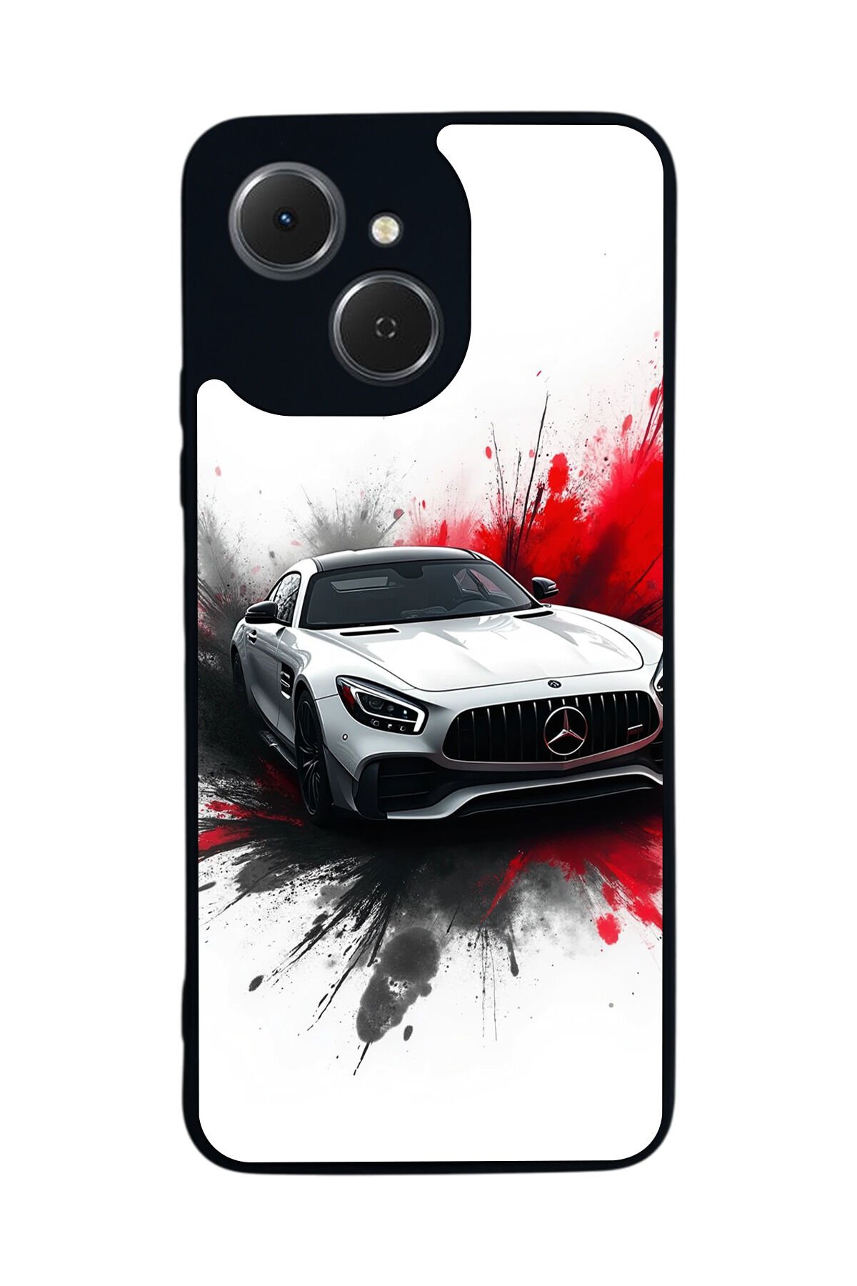 Tecno Spark 40C Uyumlu Mercedes Tasarımlı Glossy Premium Kılıf