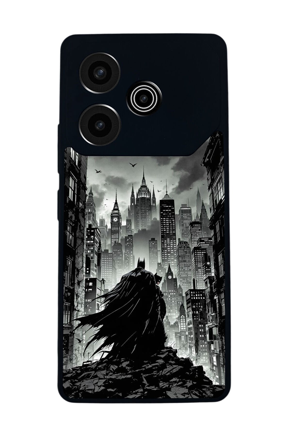 Tecno Pova 6 Uyumlu Batman Tasarımlı Glossy Premium Kılıf