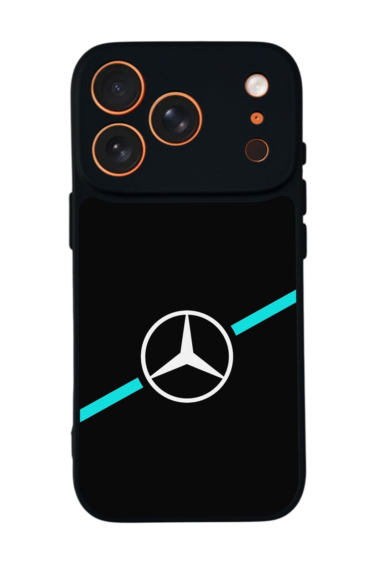 iPhone 17 Pro Max Uyumlu Mercedes Tasarımlı Glossy Premium Kılıf